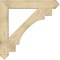 Ekena Millwork Merced Arts & Crafts Rough Sawn Bracket, Douglas Fir, 6"W x 44"D x 44"H BKT06X44X44MRC03RDF - alternate 3